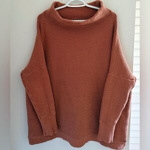 Monk & Lou Kinley Pullover L (Free People Ottoman Dupe)